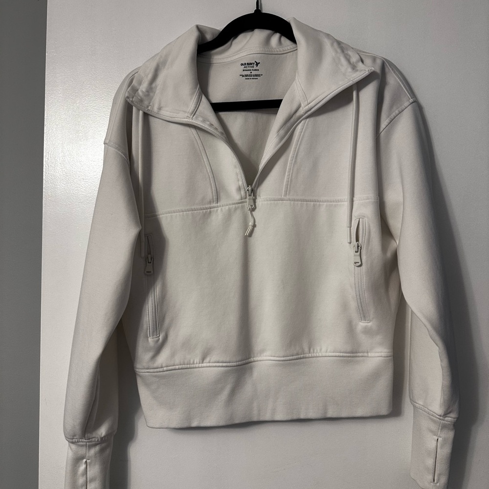 Old Navy Active White Pullover
